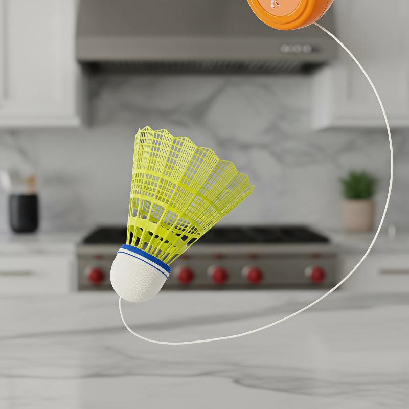 Badminton Smash - Automatic Retractable Badminton Solo Trainer Rebound