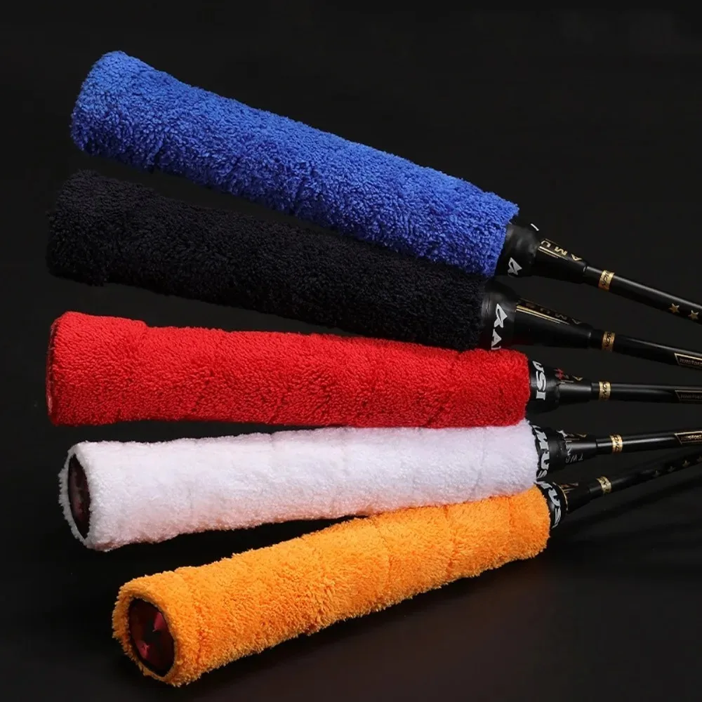 Badminton Smash - Pro Sweat-Absorbing Overgrips Cotton Towel Grip