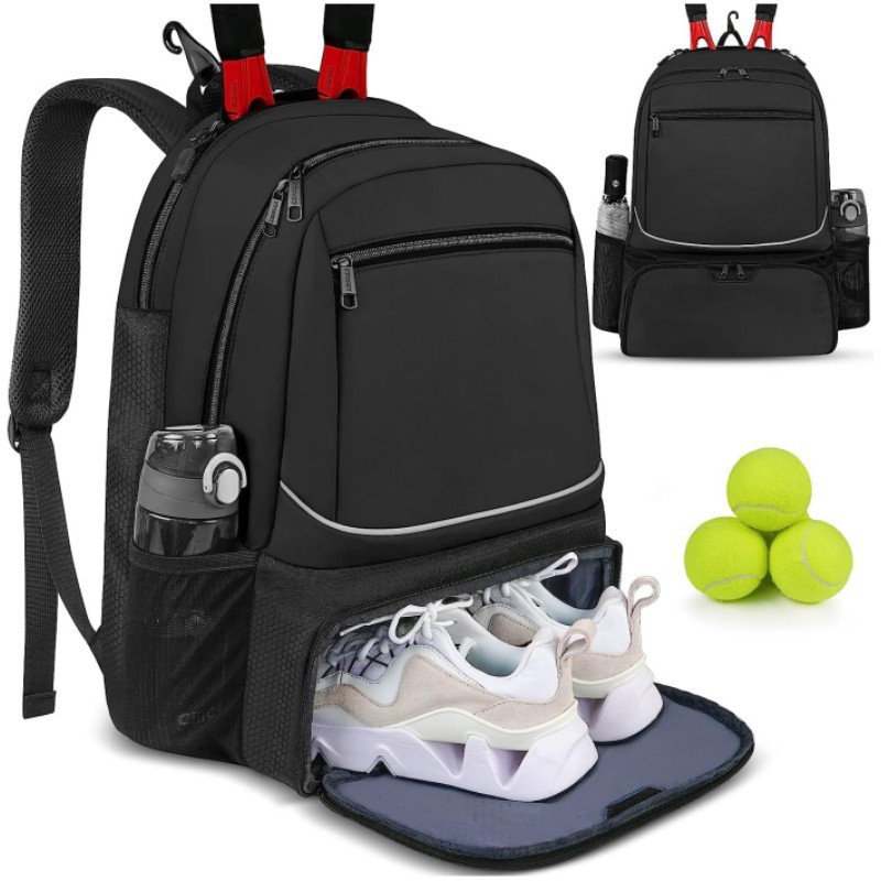 Badminton Vs Tennis - Large Capacity Tennis Backpack Sports Racket