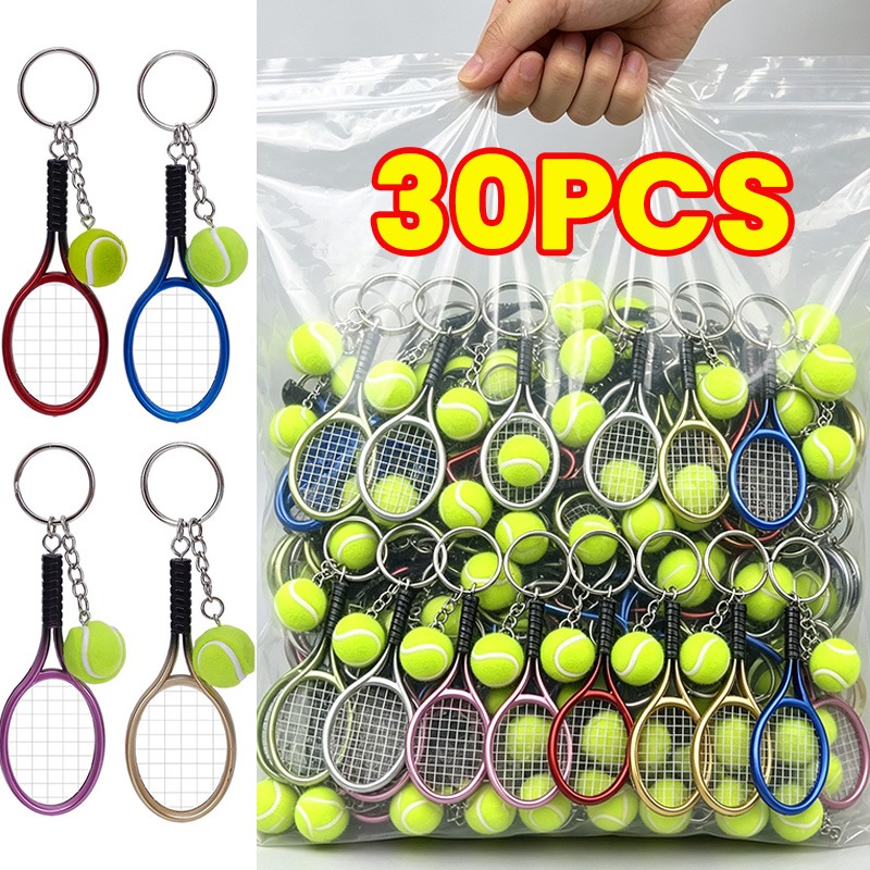 Badminton Anime - 1/30pcs Funny Simulated Mini Tennis Racket