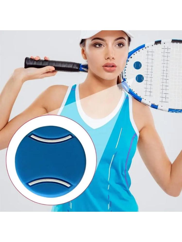 Racket Vibration Dampener - 8Pcs Ball Soft Silicone Racquet Shock
