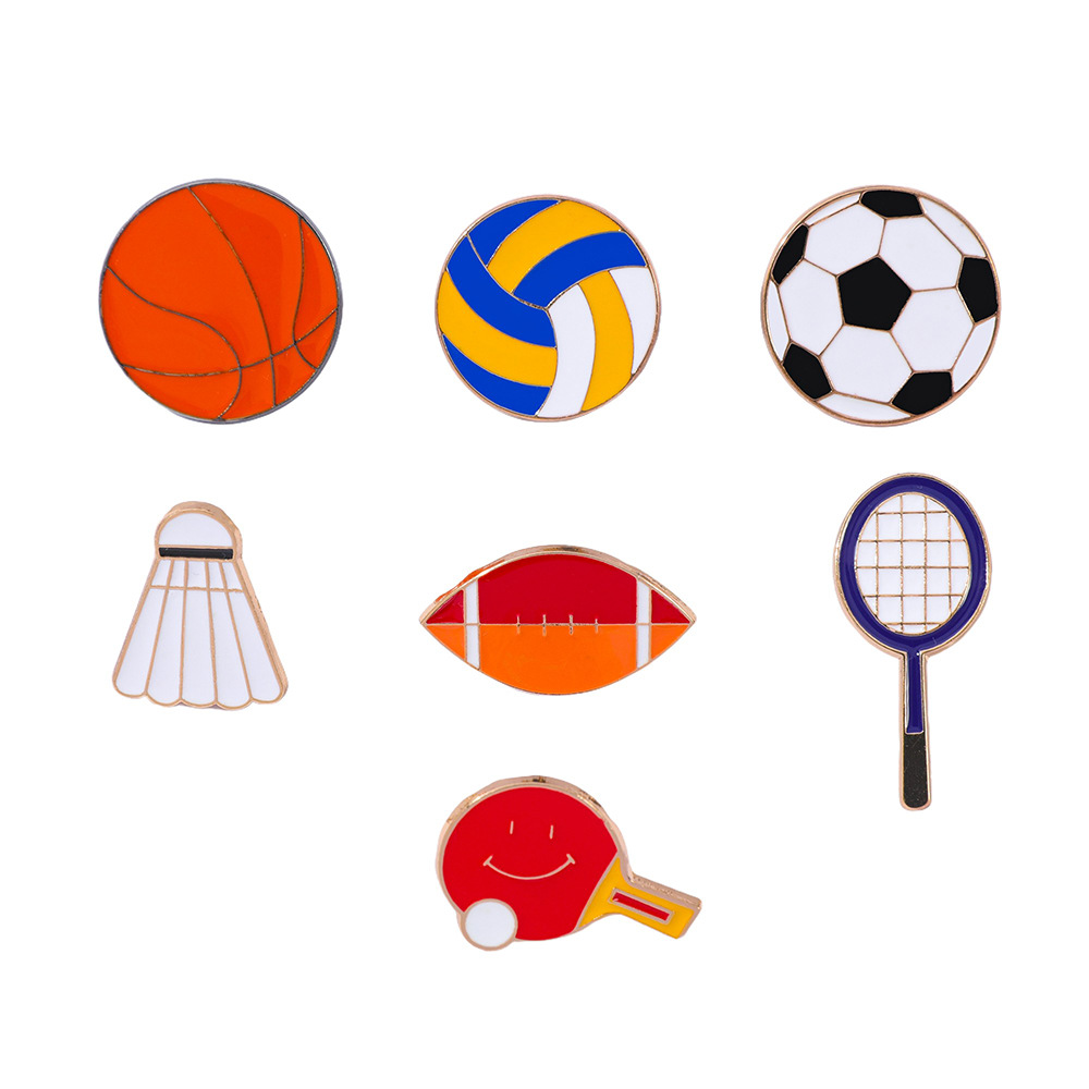 Badminton Anime - 1 Set Cartoon Football Basketball Badminton