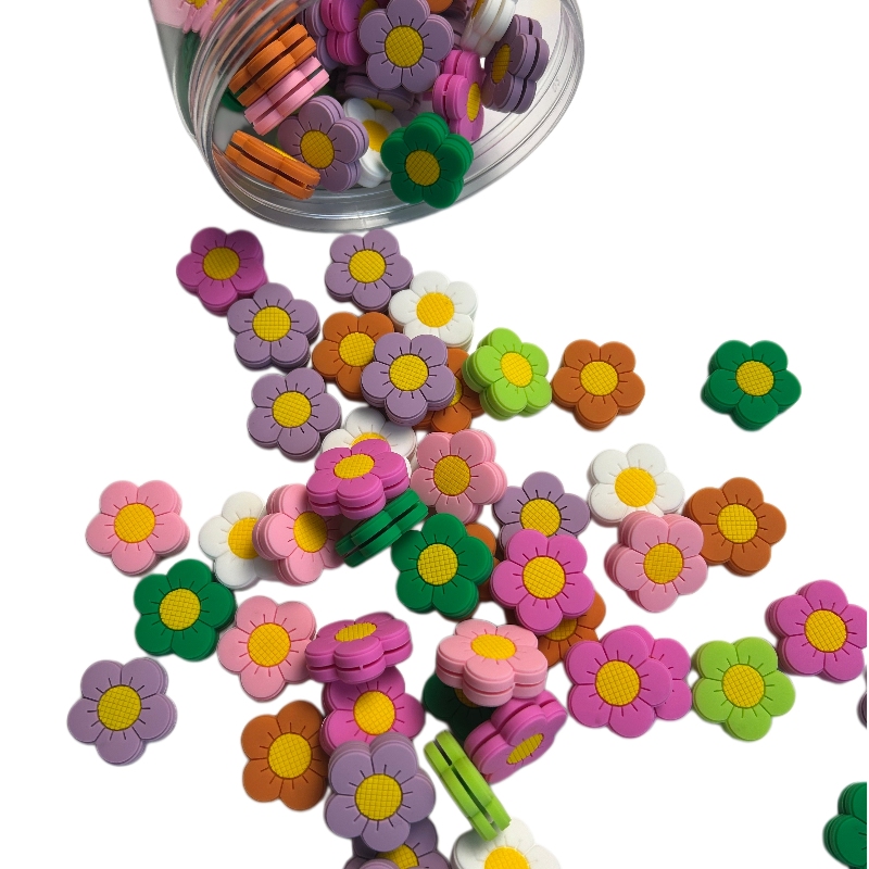7pcs Soft Silicone Flower Tenn - Racket Vibration Dampener 评论和价格