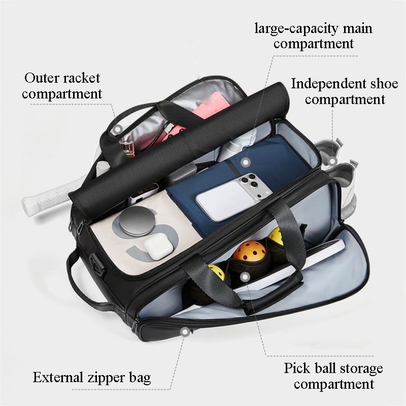 Tennis Bag, Large Capacity, Li - Badminton Vs Tennis 评论和价格
