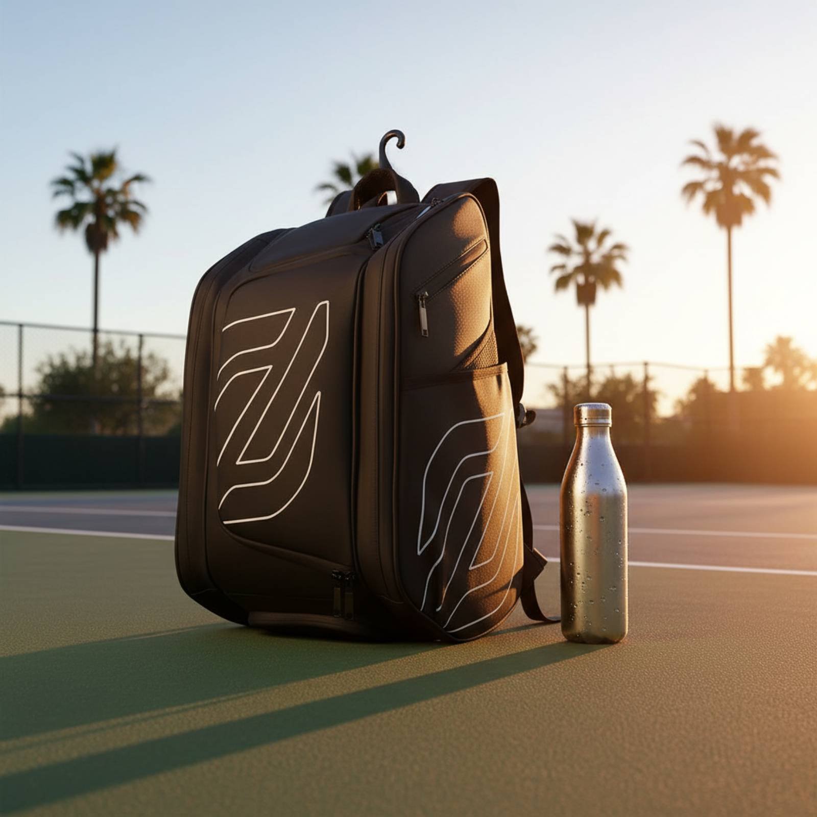 Pickleball Backpack Side Pocke - Badminton Vs Tennis 评论和价格