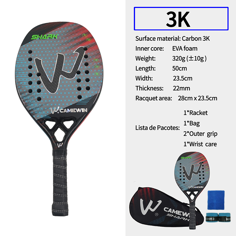 Camewin 3k Beach Tennis Racket - Li Ning Racket 评论和价格