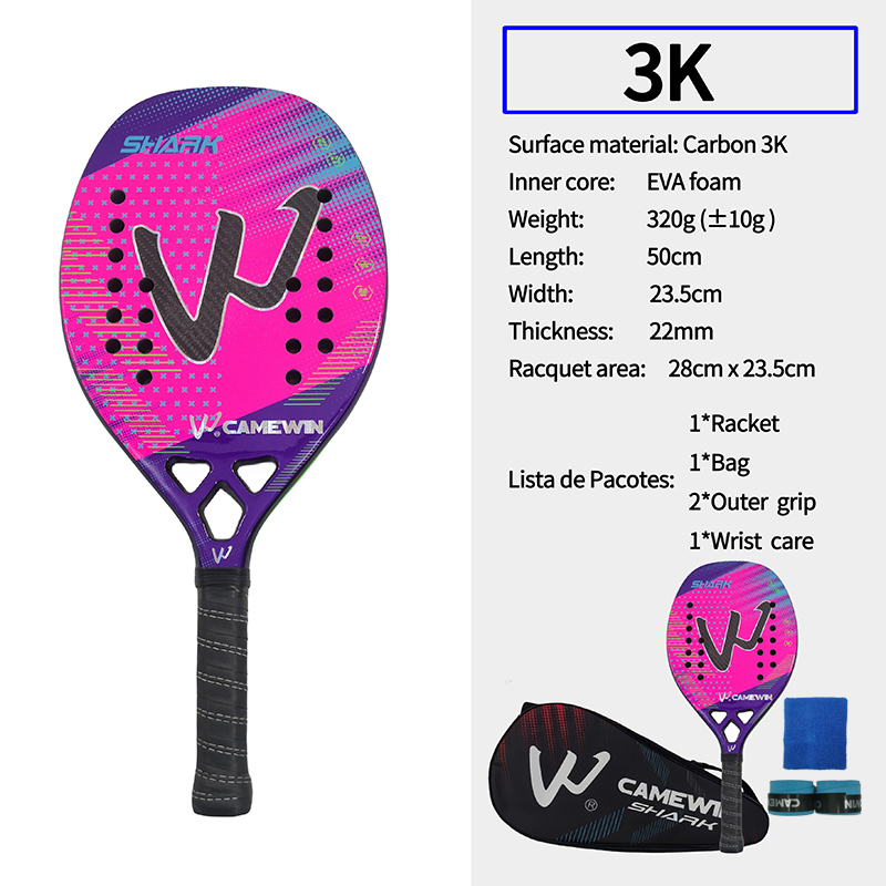 Camewin 3k Beach Tennis Racket - Li Ning Racket 评论和价格