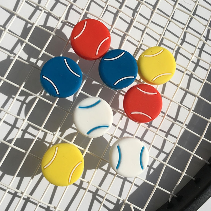 8Pcs Ball Soft Silicone Racque - Racket Vibration Dampener 评论和价格
