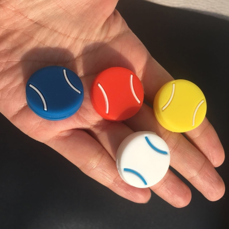 8Pcs Ball Soft Silicone Racque - Racket Vibration Dampener 评论和价格