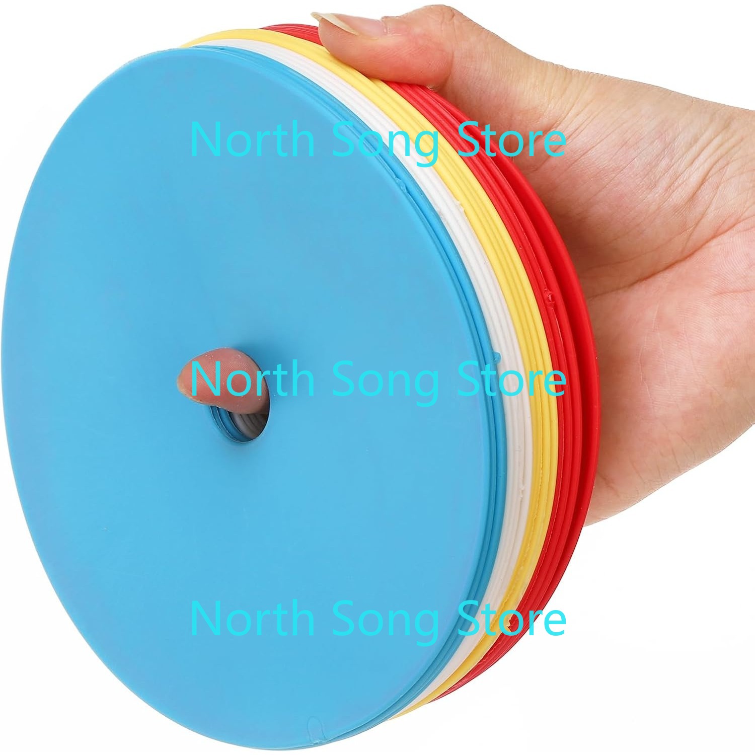 20 Pcs 6'' Flat Cones Spot Mar - Court Marker Cone 评论和价格