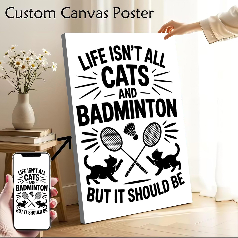 Cats and Badminton Funny Quote - Badminton Quotes Funny 评论和价格