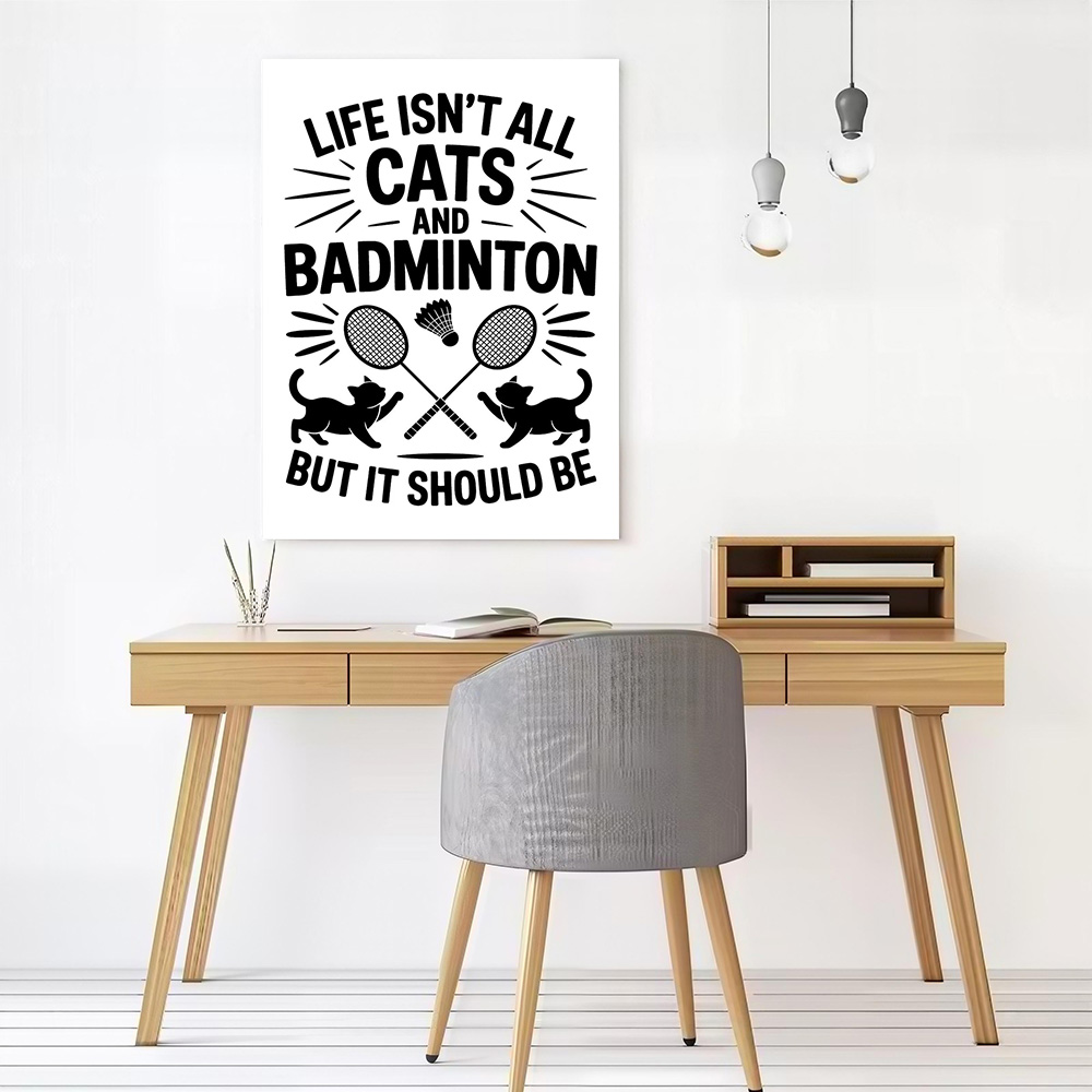 Cats and Badminton Funny Quote - Badminton Quotes Funny 评论和价格