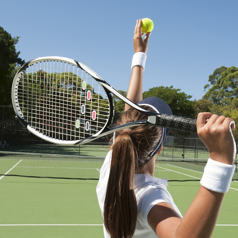 7pcs Soft Silicone Tennis Vibr - Racket Vibration Dampener 评论和价格
