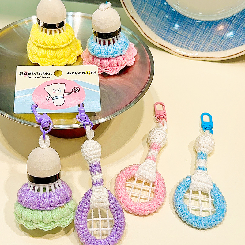 Handmade Hook Knitting Badmint - Badminton Yang Yang 评论和价格