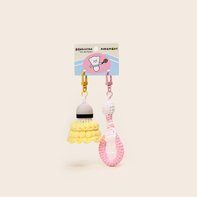 Handmade Hook Knitting Badmint - Badminton Yang Yang 评论和价格