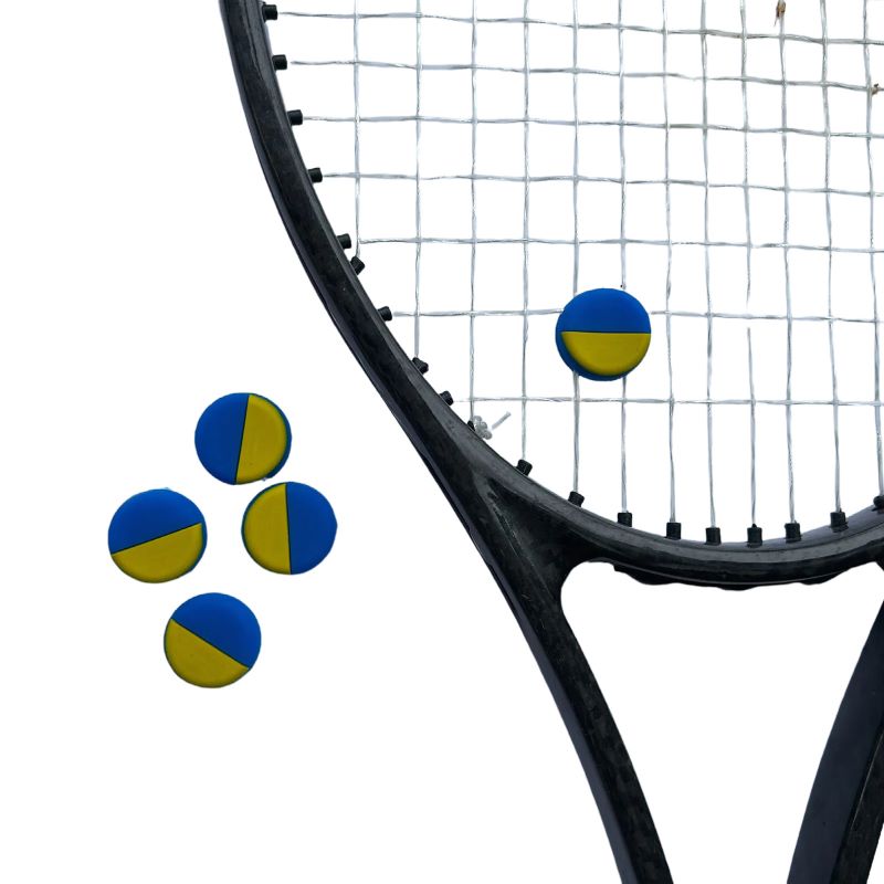 4Pcs/Lot Ukraine Flag Tennis V - Racket Vibration Dampener 评论和价格