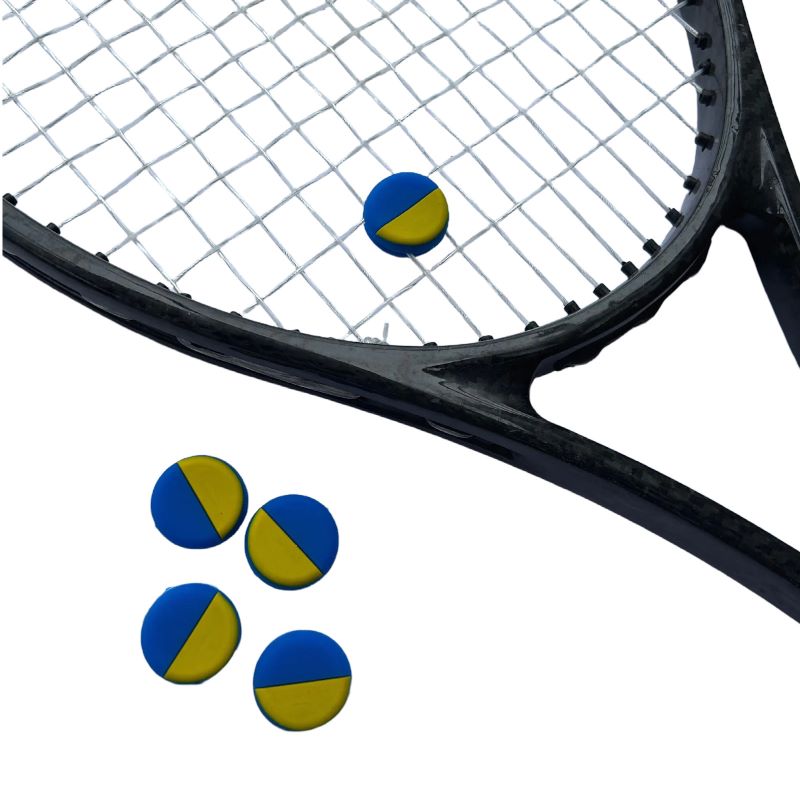 4Pcs/Lot Ukraine Flag Tennis V - Racket Vibration Dampener 评论和价格