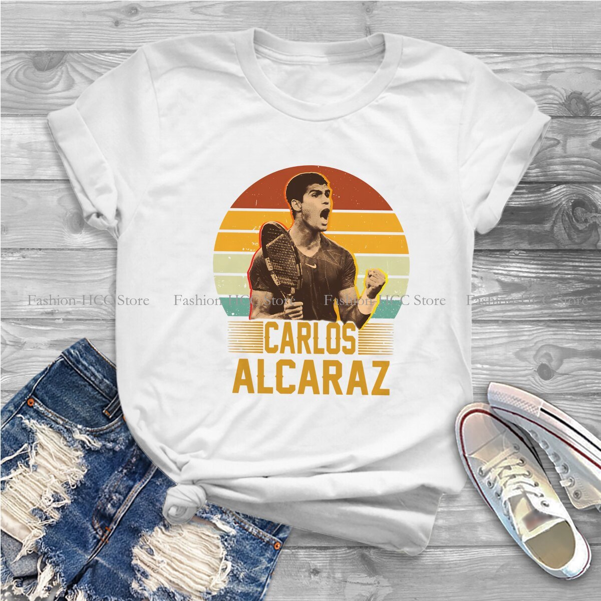 Carlos Alcaraz Retro Vintage R - Badminton Anime 评论和价格