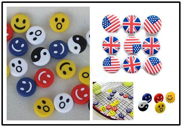 smile National flag Tennis Rac - Racket Vibration Dampener 评论和价格