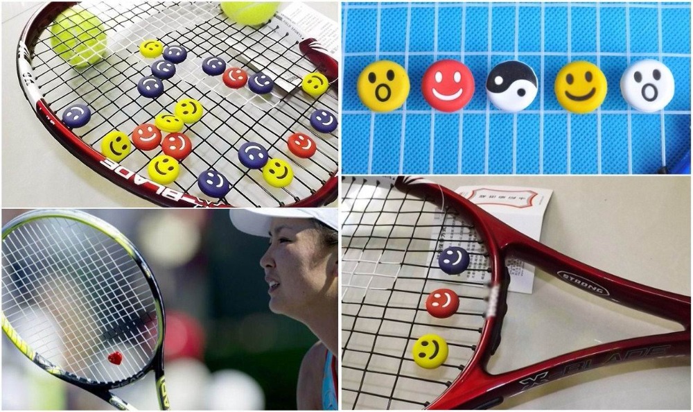 smile National flag Tennis Rac - Racket Vibration Dampener 评论和价格